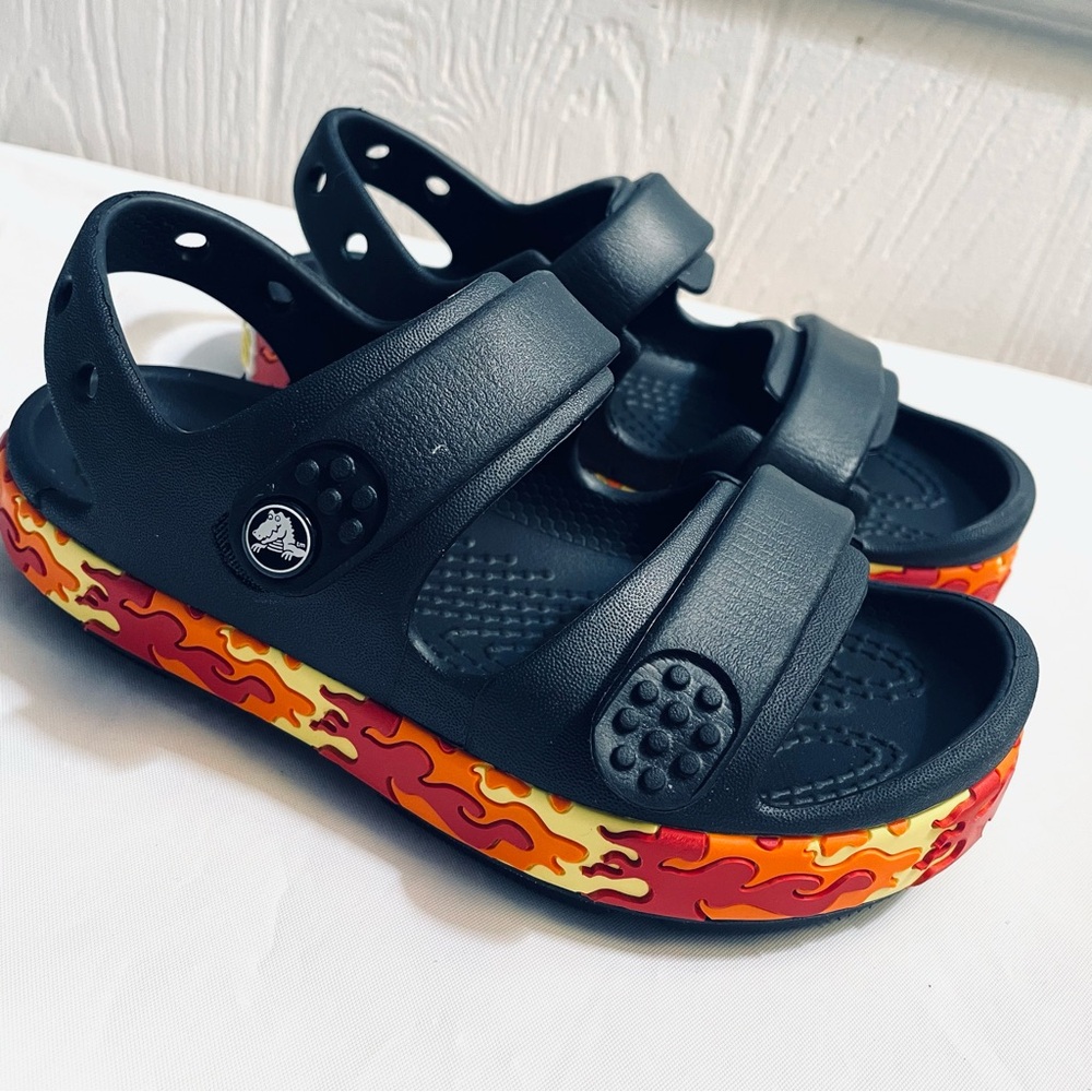 Crocs Flame Sandals Toddler 11 Crocband Cruisers Kids